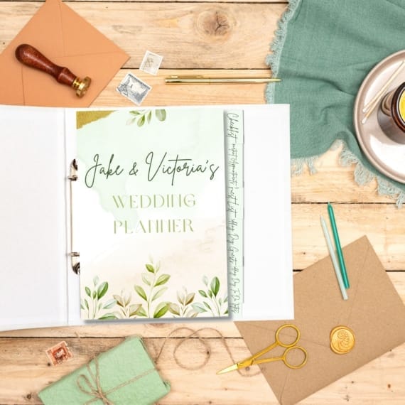 Personalised Wedding Planner - Par Avion Paper 26