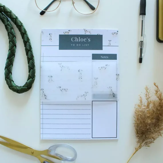 Personalised Dalmatian To Do List - Par Avion Paper 15