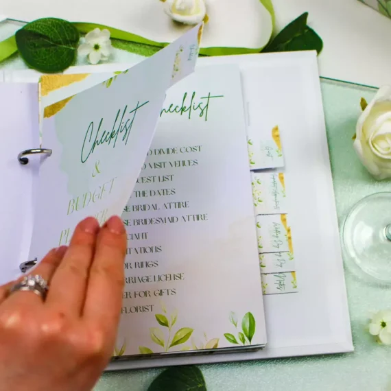 Personalised Wedding Planner - Par Avion Paper 31