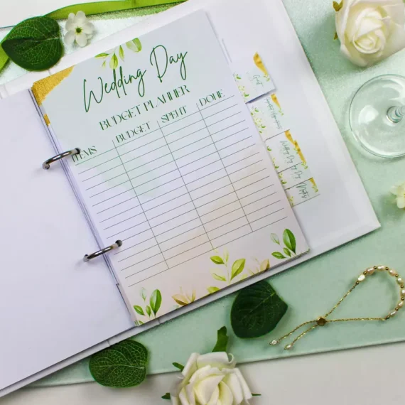 Personalised Wedding Planner - Par Avion Paper 34