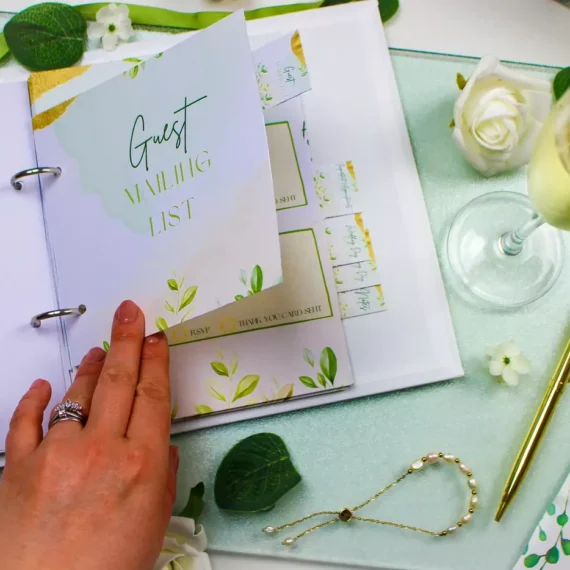 Personalised Wedding Planner - Par Avion Paper 35