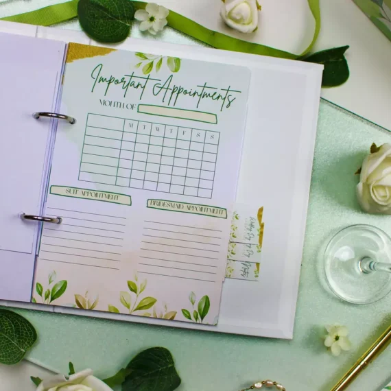 Personalised Wedding Planner - Par Avion Paper 38
