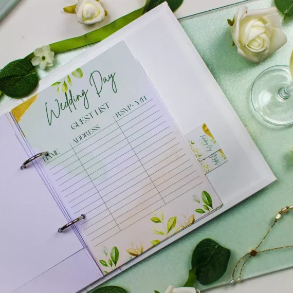 Personalised Wedding Planner - Par Avion Paper 39