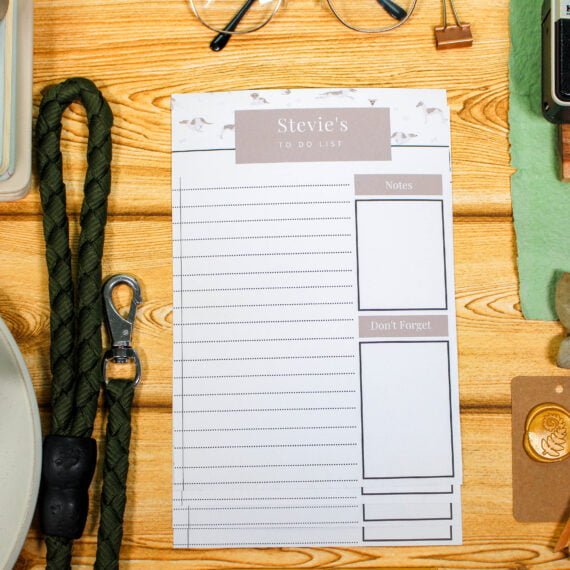 Personalised Whippet To Do Lists - Par Avion Paper 16