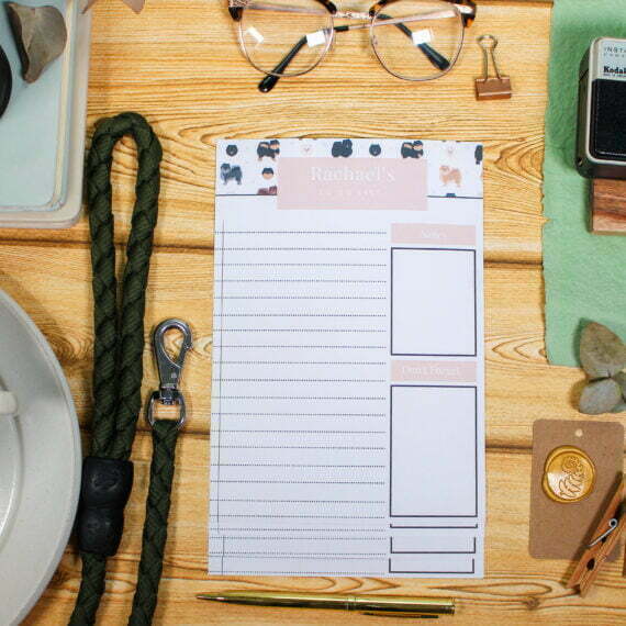 Personalised Pomeranian To Do List - Par Avion Paper 10