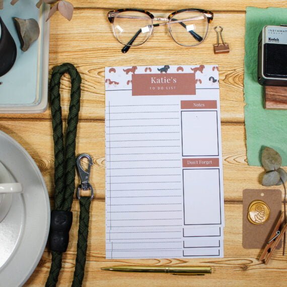 Personalised King Charles Spaniel To Do List - Par Avion Paper 13