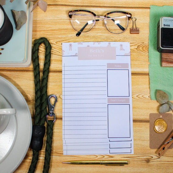Personalised Cockapoo To Do List - Par Avion Paper 13