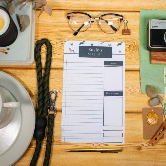 Personalised Boston Terrier To Do List - Par Avion Paper 14