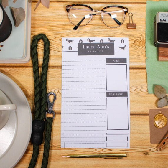 Personalised Springer Spaniel To Do List - Par Avion Paper 8