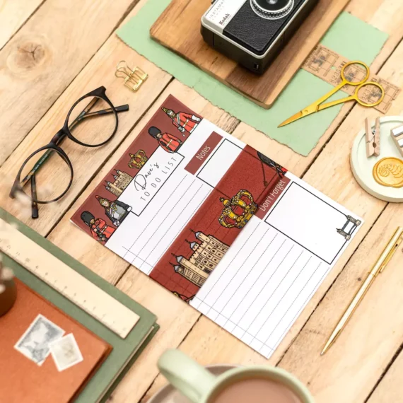 Personalised Kings Guard Soldier To Do List - Par Avion Paper