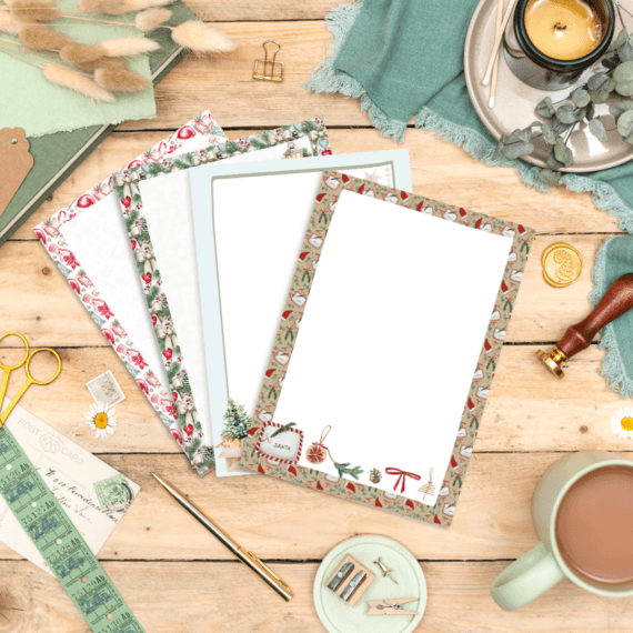 CHRISTMAS MYSTERY PAPERS - Par Avion Paper 10