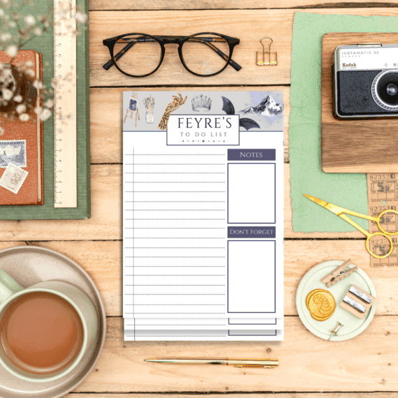 Personalised ACOTAR To Do Lists - Par Avion Paper 26